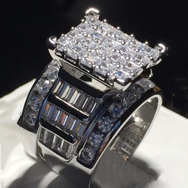 wedding rings luxury full crystal big stone cubic zirconia for men women male metal plated zircon ring fashion jewelry gift, Slivery;golden
wedding rings luxury full crystal big stone cubic zirconia for men women male metal plated zircon ring fashion jewelry gift, Slivery;golden