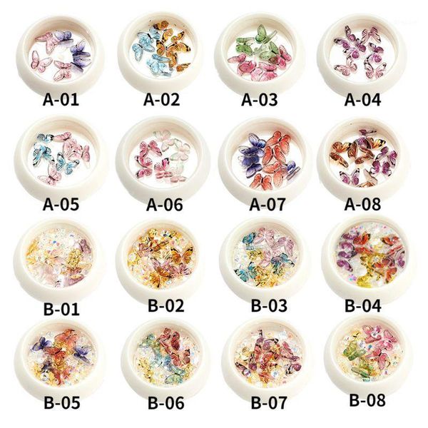 1box resin butterfly 3d nail stickers nails sequins art jewelry diy decorations g6ke1, Silver;gold
1box resin butterfly 3d nail stickers nails sequins art jewelry diy decorations g6ke1, Silver;gold