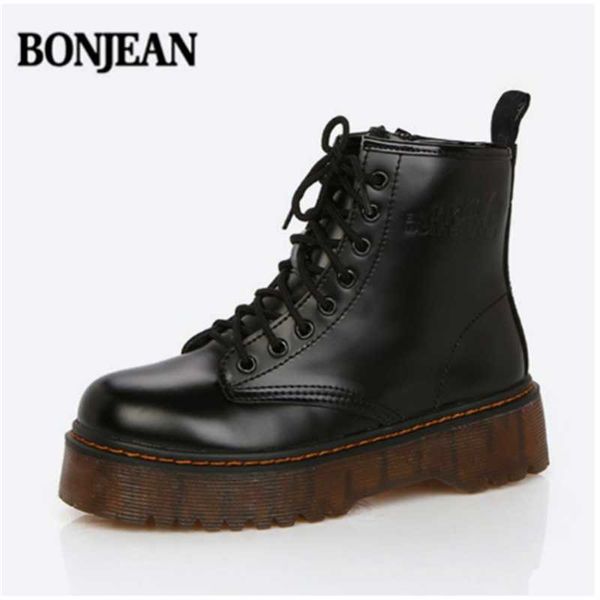 boots women autumn ankle casual lace up low heels female platform shoes ladies gladiator short botas fashion sewing footwear, Black 
boots women autumn ankle casual lace up low heels female platform shoes ladies gladiator short botas fashion sewing footwear, Black