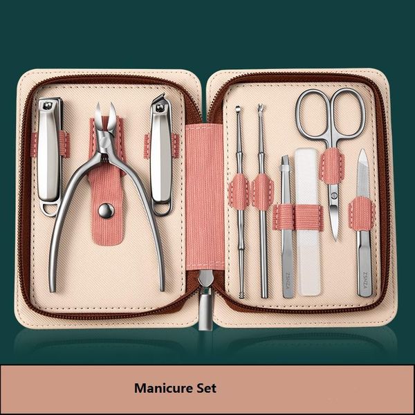promotion 9-piece manicure set for boys and girls, nail clippers, face, hands, feet cleaning care tools art kits
promotion 9-piece manicure set for boys and girls, nail clippers, face, hands, feet cleaning care tools art kits