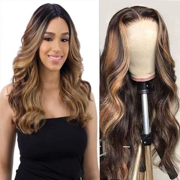 lace wigs wingirl 13x4 highlight body wave wig color 4/27 front human hair for women 180% density pre-plucked natural hairline, Black;brown
lace wigs wingirl 13x4 highlight body wave wig color 4/27 front human hair for women 180% density pre-plucked natural hairline, Black;brown