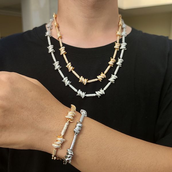 factory sholesale hip thorn personality cuba chain full of zircon necklace bracelet hip hop jewelry popular fashion xmas gift
factory sholesale hip thorn personality cuba chain full of zircon necklace bracelet hip hop jewelry popular fashion xmas gift