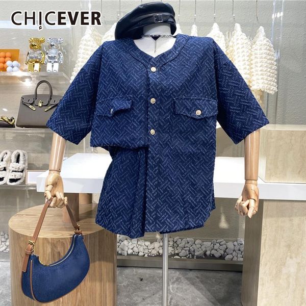 women's tracksuits chicever temperament solid two piece set women lapel long sleeve shirt high waist loose shorts casual suits female a, Gray
women's tracksuits chicever temperament solid two piece set women lapel long sleeve shirt high waist loose shorts casual suits female a, Gray