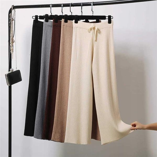 capris densely fashion winter outerwear women's elastic knitted pants waist wide leg, Black;white
capris densely fashion winter outerwear women's elastic knitted pants waist wide leg, Black;white