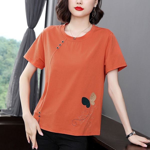 women's t-shirt female shintime-shirt, loose summer shirt with embroidery and cartoon bow, women's clothes, korean style, nzg8, White
women's t-shirt female shintime-shirt, loose summer shirt with embroidery and cartoon bow, women's clothes, korean style, nzg8, White