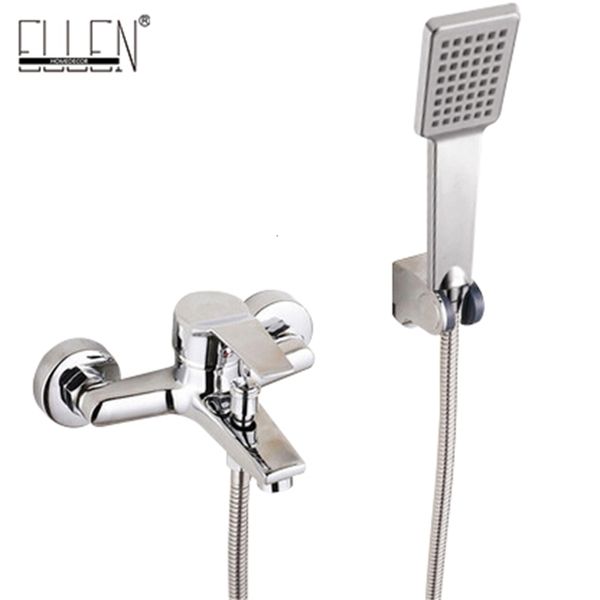 

bathroom shower sets wall mounted tub faucet with hand waterfall brass chrome finish mixer fyb01 oou0
