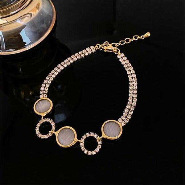 charm bracelets adjustable length shiny rhinestone gold color bracelet opal tennis for women girls trendy jewelry gifts, Golden;silver
charm bracelets adjustable length shiny rhinestone gold color bracelet opal tennis for women girls trendy jewelry gifts, Golden;silver