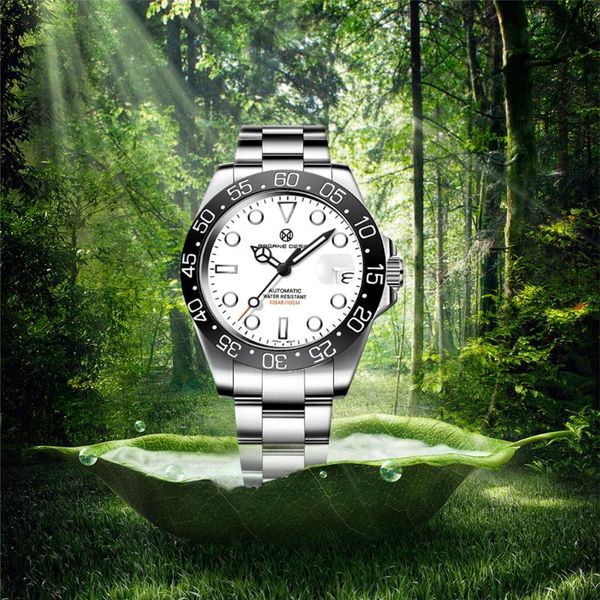 wristwatches 2021 montre homme watch pagrne design men automatic mechanical stainless steel mens waterproof reloj, Slivery;brown
wristwatches 2021 montre homme watch pagrne design men automatic mechanical stainless steel mens waterproof reloj, Slivery;brown