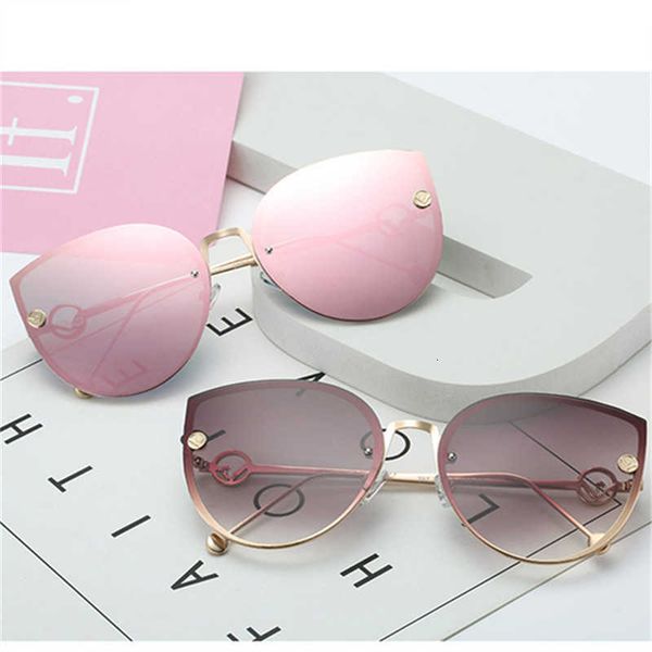 aviator sunglasses 2021 metal luxury brand designer lady cat eye sunglasses women party vintage rimless gradient sun glasses for female uv40, White;black
aviator sunglasses 2021 metal luxury brand designer lady cat eye sunglasses women party vintage rimless gradient sun glasses for female uv40, White;black