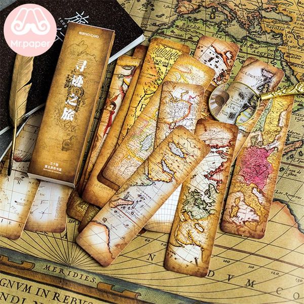 bookmark mr paper 30pcs/box vintage retro style wolrd traveling map bookmarks for novelty book reading maker page creative 
bookmark mr paper 30pcs/box vintage retro style wolrd traveling map bookmarks for novelty book reading maker page creative