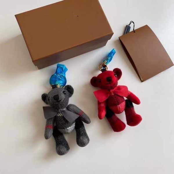 cashmere bear doll pendant key chain classic designer decoration car key chain fashion handbag pendant keychains, Silver
cashmere bear doll pendant key chain classic designer decoration car key chain fashion handbag pendant keychains, Silver