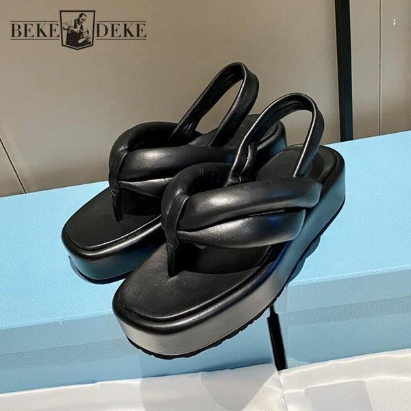 dress shoes 2021 summer footwear fashion platform flip flops women genuine leather casual beach sandal open toe gladiator sandals, Black
dress shoes 2021 summer footwear fashion platform flip flops women genuine leather casual beach sandal open toe gladiator sandals, Black
