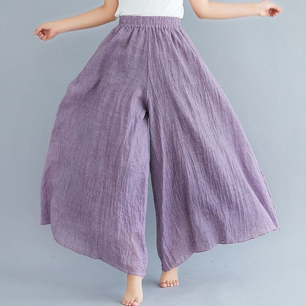 cotton linen wide leg pants women summer thin elastic high waist beach full length female retro chinese trousers 10505, Red
cotton linen wide leg pants women summer thin elastic high waist beach full length female retro chinese trousers 10505, Red