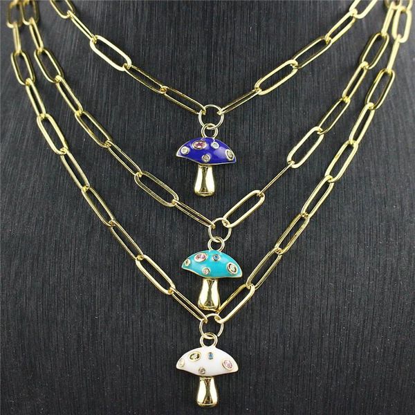 chokers 18inch 10pcs/lot fashion mushroom shape enamel pendant necklace,colorful platen jewelry, necklace wholesale, Golden;silver
chokers 18inch 10pcs/lot fashion mushroom shape enamel pendant necklace,colorful platen jewelry, necklace wholesale, Golden;silver