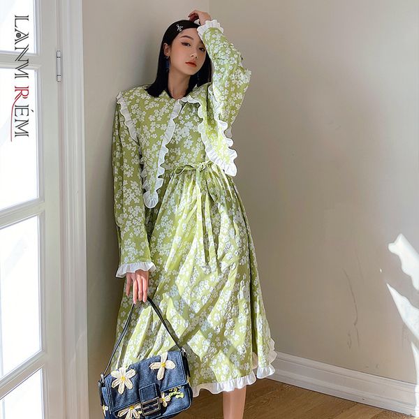 women lace embossed flowers dress tutn-down collar long sleeve loose fit fashion tide spring autumn 2f0193 210507, Black;gray
women lace embossed flowers dress tutn-down collar long sleeve loose fit fashion tide spring autumn 2f0193 210507, Black;gray