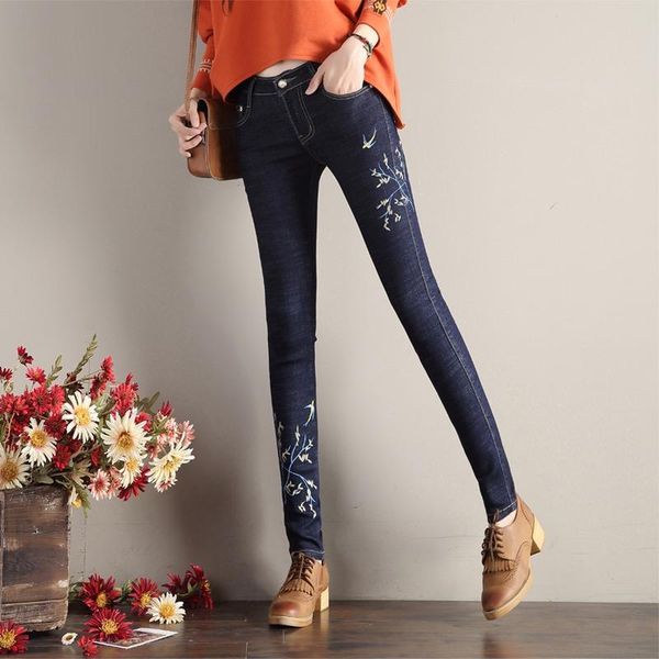 women's jeans embroidered female denim pants womens pencil stretch bottoms feminino skinny for women trousers 2021, Blue
women's jeans embroidered female denim pants womens pencil stretch bottoms feminino skinny for women trousers 2021, Blue