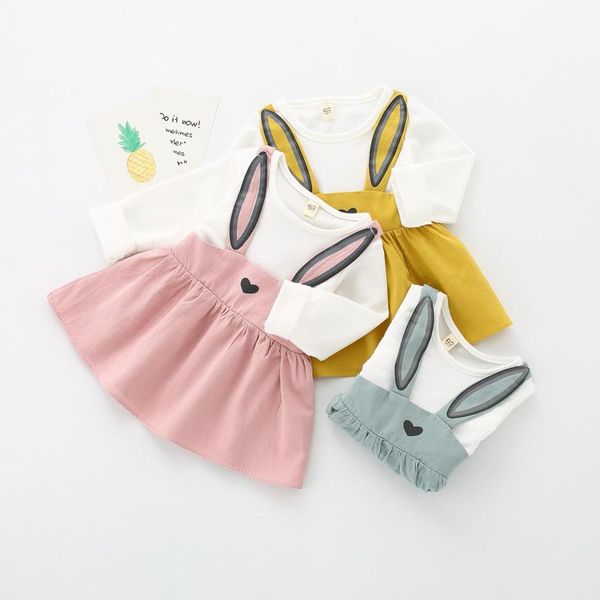 girl's dresses zhili manufacturers kids qiu kuan plain mi yan tu ear shoulder strap mock two-piece dress 2021 tong qun wholesale a057, Red;yellow
girl's dresses zhili manufacturers kids qiu kuan plain mi yan tu ear shoulder strap mock two-piece dress 2021 tong qun wholesale a057, Red;yellow