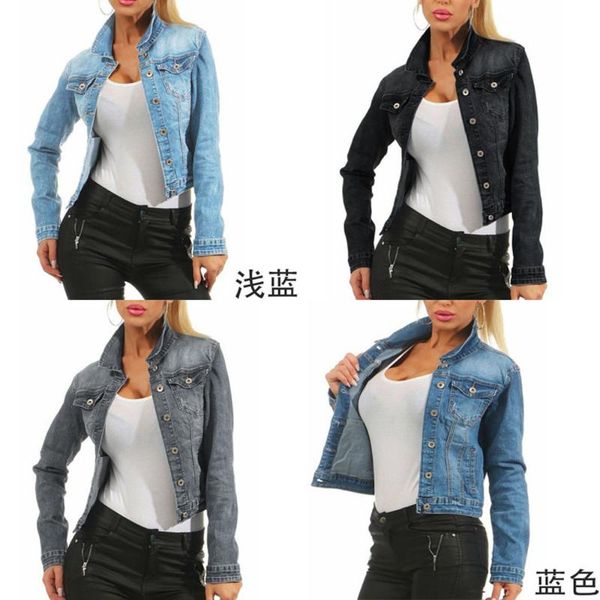 men's jackets jeans jacket women 2021 women's winter slim stretch ripped coat autumn casual fashion denim, Black;brown
men's jackets jeans jacket women 2021 women's winter slim stretch ripped coat autumn casual fashion denim, Black;brown