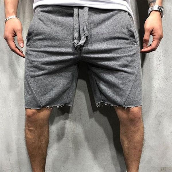 men shorts wild style solid color ripped short pants jogger workout shorts men men's shorts, White;black
men shorts wild style solid color ripped short pants jogger workout shorts men men's shorts, White;black