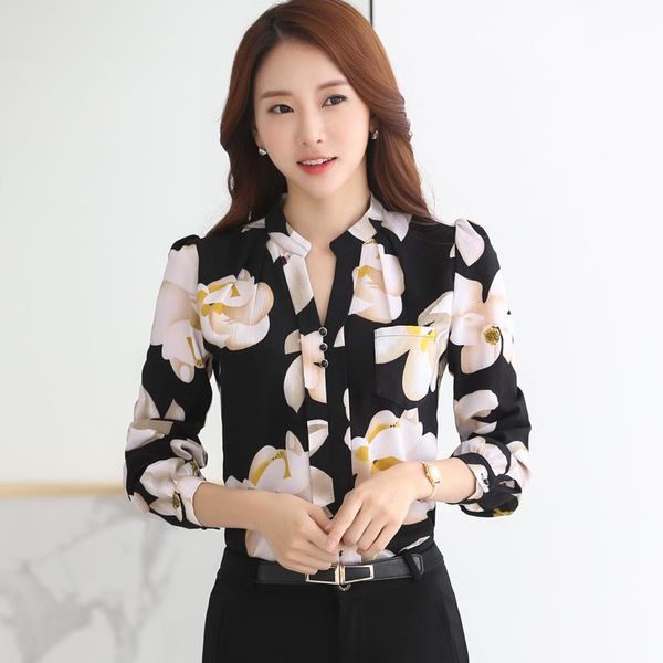 women's blouses & shirts 2021 fashion v-neck chiffon slim women blouse office work wear plus size, White
women's blouses & shirts 2021 fashion v-neck chiffon slim women blouse office work wear plus size, White