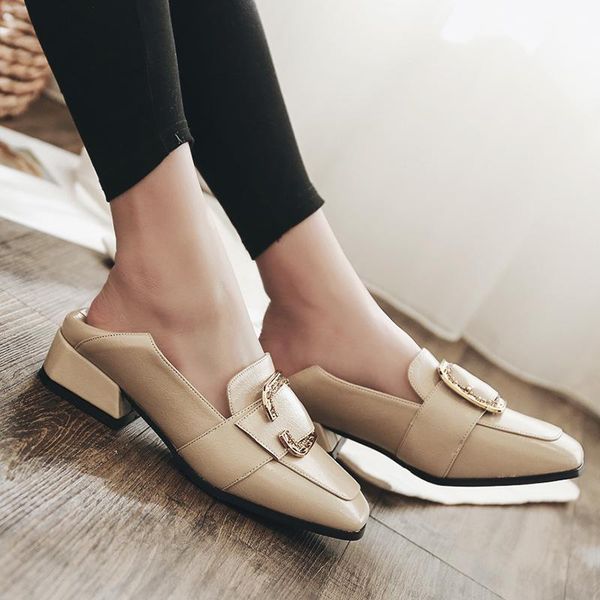 dress shoes slip-on med women basic pumps metal decoration solid single square heel spring autumm ladies, Black
dress shoes slip-on med women basic pumps metal decoration solid single square heel spring autumm ladies, Black