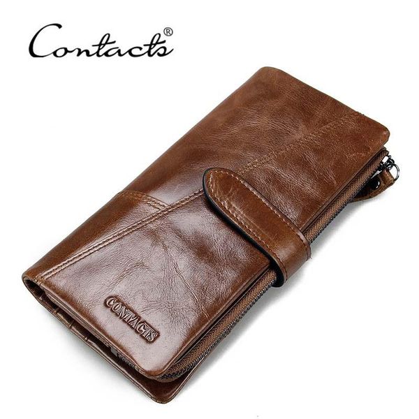 men's wallet long leather tri-fold hand bag retro card holder for men money wallets, Red;black
men's wallet long leather tri-fold hand bag retro card holder for men money wallets, Red;black