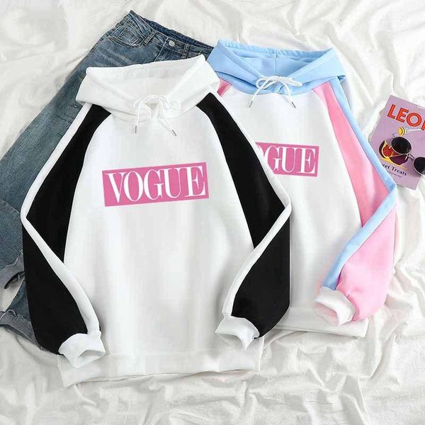 women's hoodies & sweatshirts 2021 women winter vogue loose long sleeve contrasting color men hoodie casual all-match fashion personali, Black
women's hoodies & sweatshirts 2021 women winter vogue loose long sleeve contrasting color men hoodie casual all-match fashion personali, Black