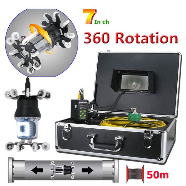 cameras 7 inch pipe inspection video camera drain sewer pipeline industrial endoscope ip68 38 leds 360 degree rotating
cameras 7 inch pipe inspection video camera drain sewer pipeline industrial endoscope ip68 38 leds 360 degree rotating
