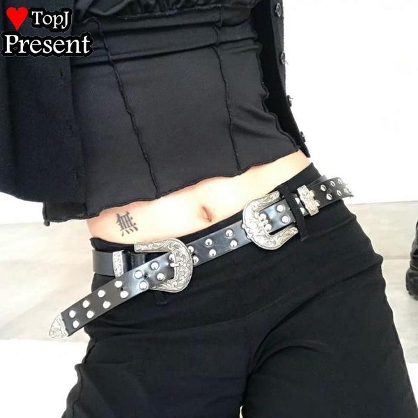 belts punk lady rivet women belt carved double button leather female strap vintage woman men hip for jeans gift, Black;brown
belts punk lady rivet women belt carved double button leather female strap vintage woman men hip for jeans gift, Black;brown