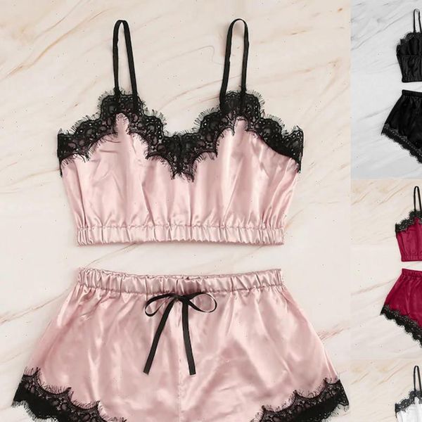 pyjamas pajama sets women sleepwear lingerie v neck shorts fashion underwear black sleeveless nightwear, Black;red
pyjamas pajama sets women sleepwear lingerie v neck shorts fashion underwear black sleeveless nightwear, Black;red
