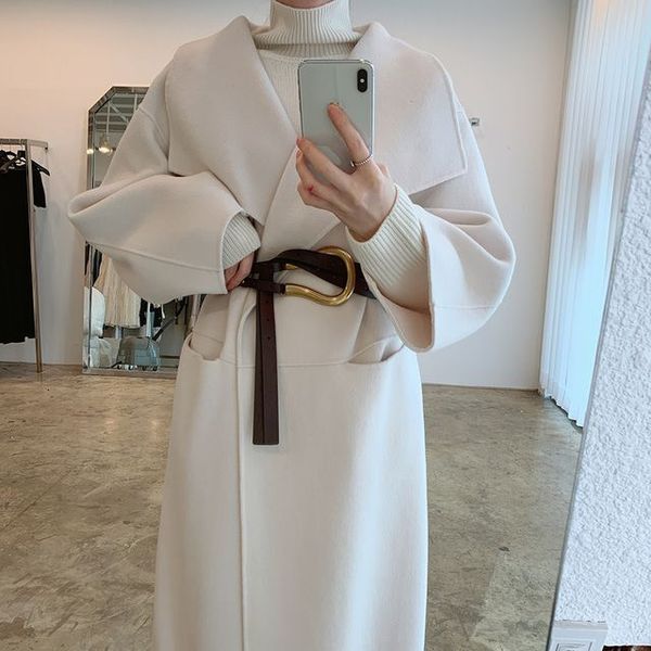 jacket women long woolen coat autumn winter clothes loose solid color korean style ladies jackets plus size feminino elegant dxls 8ybn, Black;brown
jacket women long woolen coat autumn winter clothes loose solid color korean style ladies jackets plus size feminino elegant dxls 8ybn, Black;brown