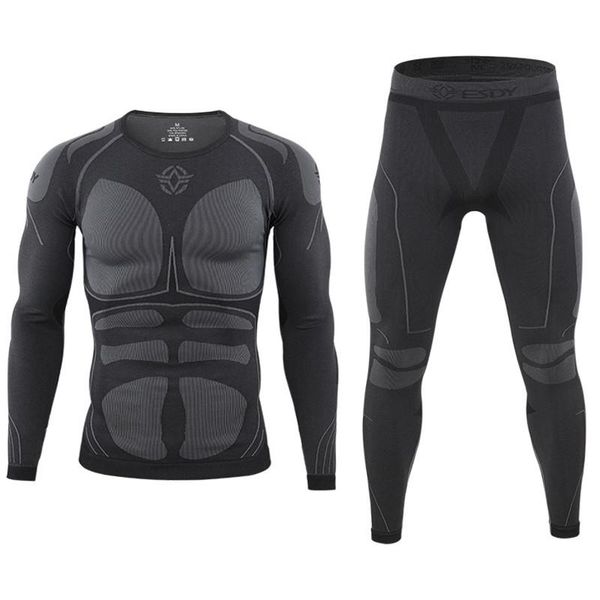 men's tracksuits thermal underwear military long johns sets compression male quick drying army clothing warm breathable, Gray
men's tracksuits thermal underwear military long johns sets compression male quick drying army clothing warm breathable, Gray