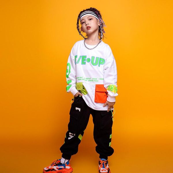 clothing sets kid hip hop print sweatshirt shirt streetwear black tactical cargo pants for girls boys jazz dance clothes costume, White
clothing sets kid hip hop print sweatshirt shirt streetwear black tactical cargo pants for girls boys jazz dance clothes costume, White