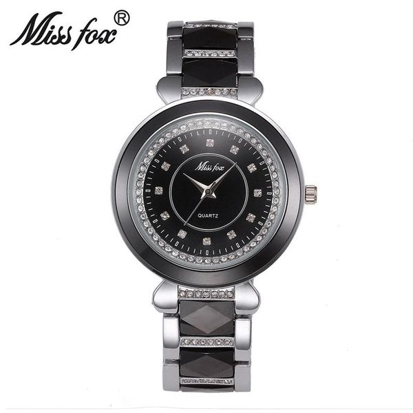 wristwatches elegant fashion black ceramic bracelet women watches ladies crystal casual dress woman clock saati hour, Slivery;brown
wristwatches elegant fashion black ceramic bracelet women watches ladies crystal casual dress woman clock saati hour, Slivery;brown