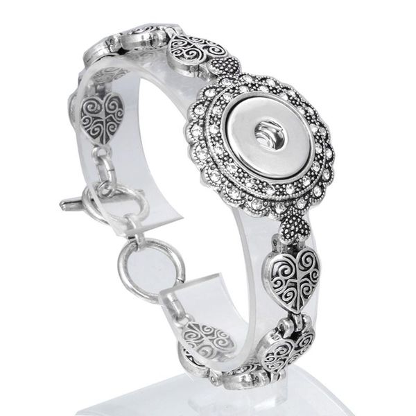 charm bracelets snap jewelry 18mm metal silver color crystal rhinestone heart button bracelet bangle adjustable chain, Golden;silver
charm bracelets snap jewelry 18mm metal silver color crystal rhinestone heart button bracelet bangle adjustable chain, Golden;silver