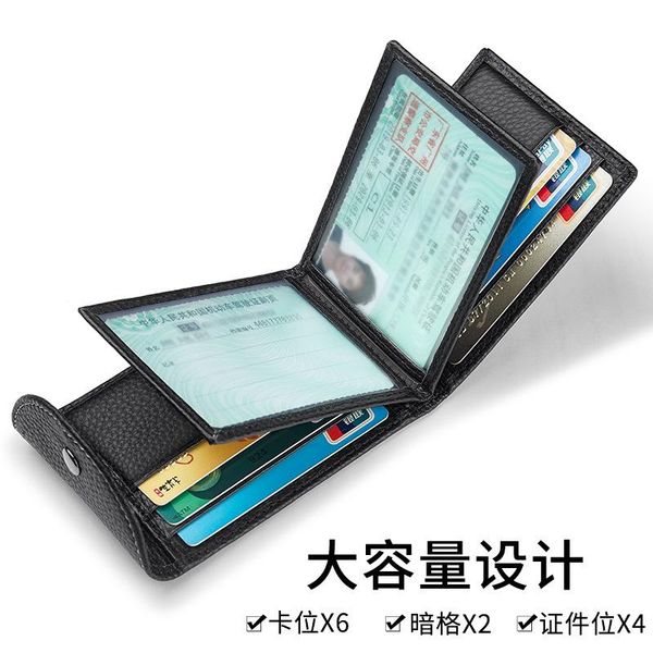 card holders genuine leather wallet driving license holder large capacity buisness 2-in-1 multi-card id, Brown;gray
card holders genuine leather wallet driving license holder large capacity buisness 2-in-1 multi-card id, Brown;gray