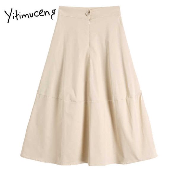 yitimuceng vintage skirt women zipper pockets button mini high waist a-line solid spring summer korean fashion skirts 210601, Black
yitimuceng vintage skirt women zipper pockets button mini high waist a-line solid spring summer korean fashion skirts 210601, Black