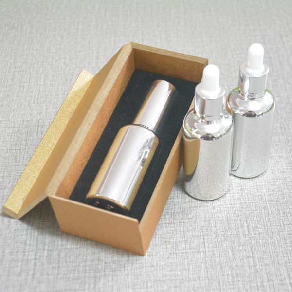 4pcs 50ml high temperature silver plated dropper bottle with wooden box,empty glass essential oil bottle, perfume subpackage jar storage bot
4pcs 50ml high temperature silver plated dropper bottle with wooden box,empty glass essential oil bottle, perfume subpackage jar storage bot