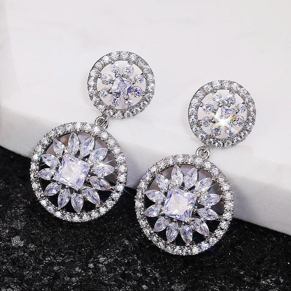 dangle & chandelier huitan gorgeous bridal wedding earrings inlaid brilliant cz elegant women fine anniversary gifts fashion jewelry, Silver
dangle & chandelier huitan gorgeous bridal wedding earrings inlaid brilliant cz elegant women fine anniversary gifts fashion jewelry, Silver