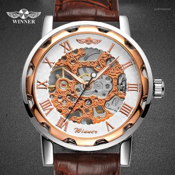 est leather strap brand brown male wristwatch mechanical watches relogio masculino fashion wristwatches, Slivery;brown
est leather strap brand brown male wristwatch mechanical watches relogio masculino fashion wristwatches, Slivery;brown