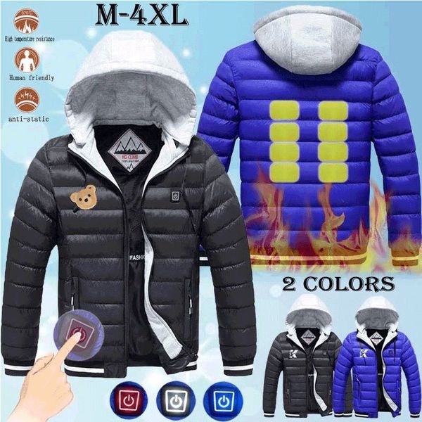 new winter men's usb heating cotton hooded padded jacket snow coat men outerwear s-5xl, Black;brown
new winter men's usb heating cotton hooded padded jacket snow coat men outerwear s-5xl, Black;brown