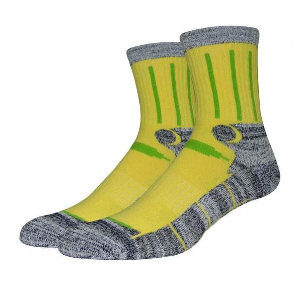sports socks 1 pair autumn winter women cushion hiking outdoor mountain crew running ski snow climbing - yellow, Black
sports socks 1 pair autumn winter women cushion hiking outdoor mountain crew running ski snow climbing - yellow, Black