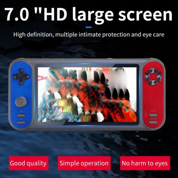 rs-17 portable retro classic handheld game console 7.0 inch hd screen 8gb player support tf card expansion players
rs-17 portable retro classic handheld game console 7.0 inch hd screen 8gb player support tf card expansion players
