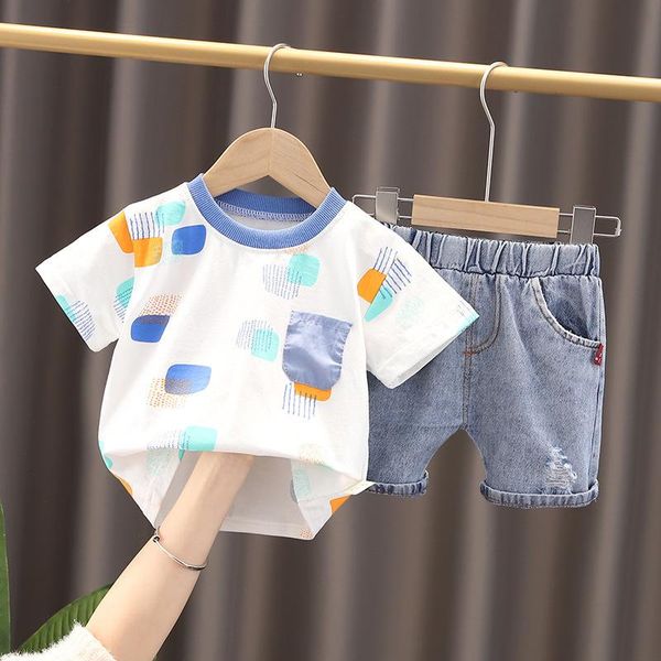clothing sets kids clothes baby boys summer 1 2 3 4 5 years children toddler boy outfits pullover polka dot short sleeve + jeans, White
clothing sets kids clothes baby boys summer 1 2 3 4 5 years children toddler boy outfits pullover polka dot short sleeve + jeans, White