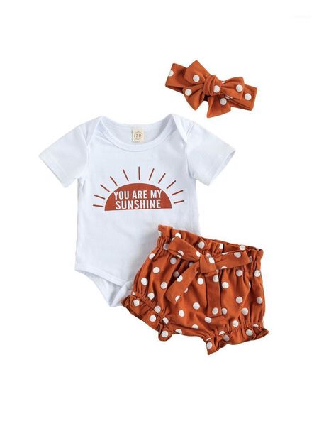 toddler baby letter spot printing three-pieces set infant girl's o-neck short sleeve bodysuit + pants headband clothing sets, White
toddler baby letter spot printing three-pieces set infant girl's o-neck short sleeve bodysuit + pants headband clothing sets, White