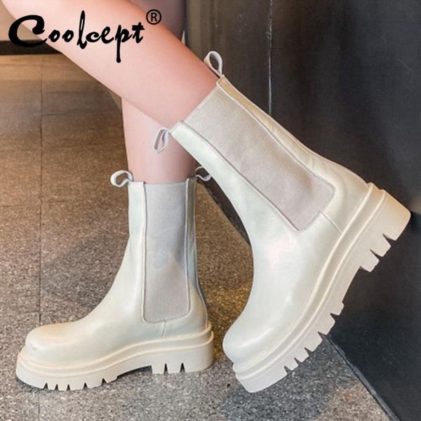 boots coolcept women short real leather slip on thick bottom winter autumn shoes daily footwear size 35-40, Black
boots coolcept women short real leather slip on thick bottom winter autumn shoes daily footwear size 35-40, Black