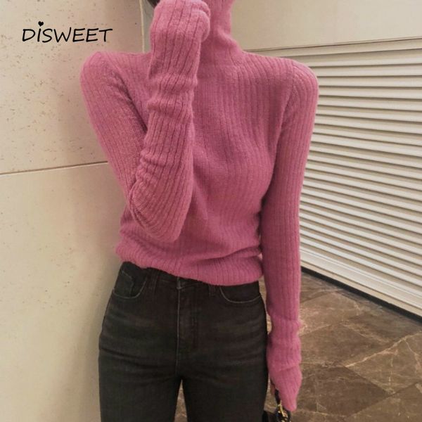 knits collar sweater knitted simple solid loose long-sleeved slim pullover women autumn winter warm women's sweaters, White
knits collar sweater knitted simple solid loose long-sleeved slim pullover women autumn winter warm women's sweaters, White