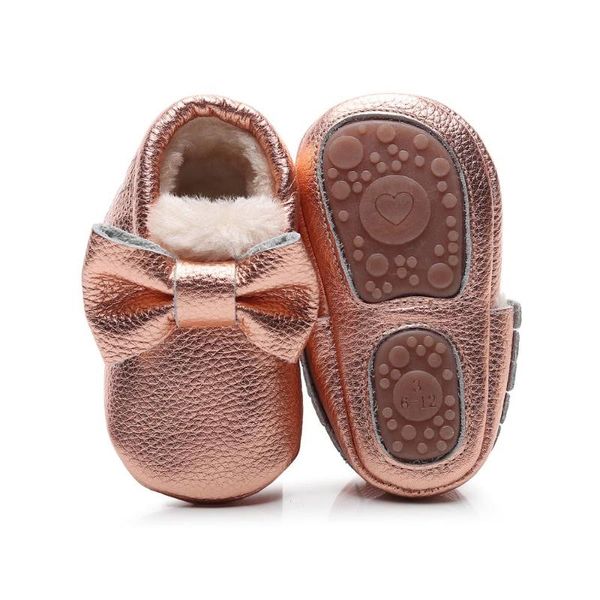 first walkers genuine leather rose gold shiny winter baby shoes thicken fur boys girls moccasins big bow hard rubber sole prewalker handmade
first walkers genuine leather rose gold shiny winter baby shoes thicken fur boys girls moccasins big bow hard rubber sole prewalker handmade