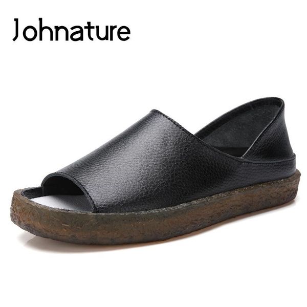 dress shoes johnature 2021 summer genuine leather casual solid shallow slip-on breathable comfortable soft sole women sandals med heel, Black
dress shoes johnature 2021 summer genuine leather casual solid shallow slip-on breathable comfortable soft sole women sandals med heel, Black