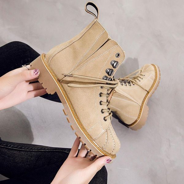 boots fashion leisure retro women ankle round toe med punk motorcycle hoof heels sewing solid lace up shoes, Black
boots fashion leisure retro women ankle round toe med punk motorcycle hoof heels sewing solid lace up shoes, Black
